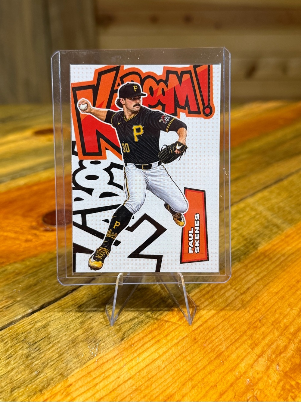 Paul Skenes Pittsburgh Pirates Kaboom! Custom Baseball Card